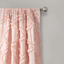 Load image into Gallery viewer, Ruffle Diamond Window Curtain Set
