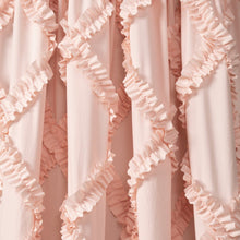 Load image into Gallery viewer, Ruffle Diamond Window Curtain Set
