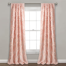 Load image into Gallery viewer, Ruffle Diamond Window Curtain Set
