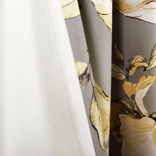 Load image into Gallery viewer, Delsey Floral Absolute Blackout Window Curtain Set
