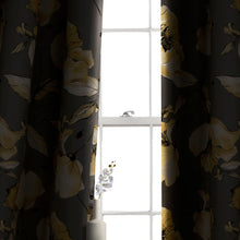 Load image into Gallery viewer, Delsey Floral Absolute Blackout Window Curtain Set
