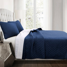 Cargar imagen en el visor de la galería, Ava Diamond Oversized Cotton Quilt Set
