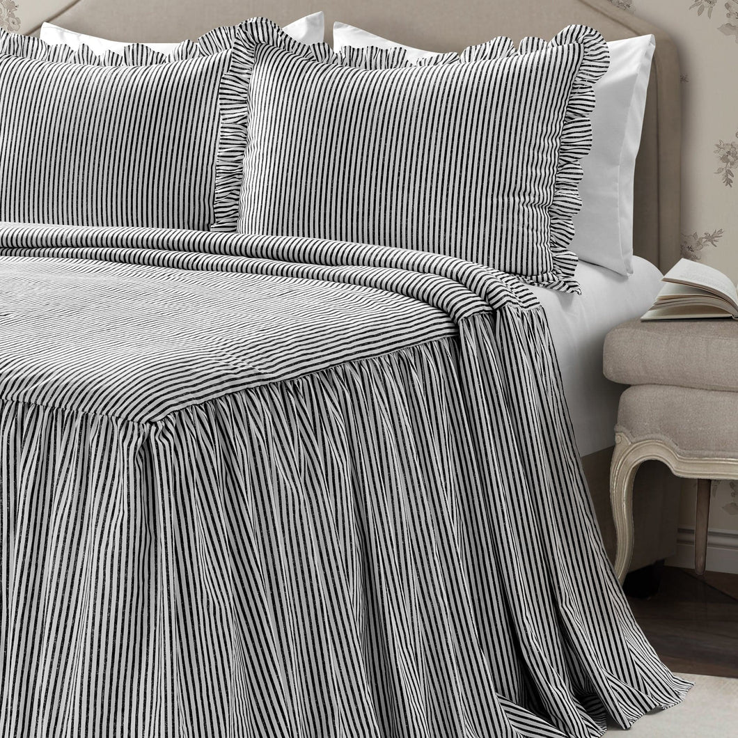 Ticking Stripe Bedspread Set