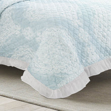 Cargar imagen en el visor de la galería, Lucianna Ruffle Edge Cotton Bedspread Set
