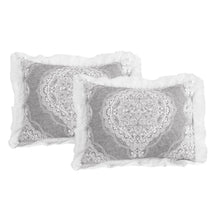 Cargar imagen en el visor de la galería, Lucianna Ruffle Edge Cotton Bedspread Set
