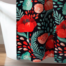 Load image into Gallery viewer, Poppy Garden Shower Curtain
