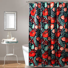 Load image into Gallery viewer, Poppy Garden Shower Curtain
