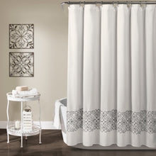 Load image into Gallery viewer, Scroll Medallion Shower Curtain
