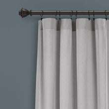 Load image into Gallery viewer, Chenille Chevron Window Curtain Panel Set
