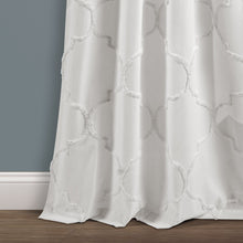 Carregar imagem no visualizador da galeria, Avon Chenille Trellis Window Curtain Panel Set
