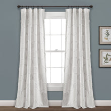 Load image into Gallery viewer, Avon Chenille Trellis Window Curtain Panel Set
