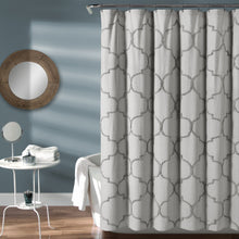 Load image into Gallery viewer, Avon Chenille Trellis Shower Curtain
