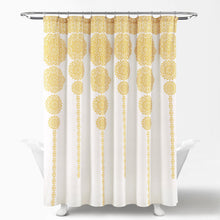 Load image into Gallery viewer, Stripe Medallion Shower Curtain
