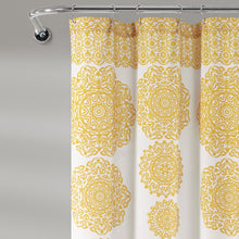 Load image into Gallery viewer, Stripe Medallion Shower Curtain
