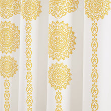 Cargar imagen en el visor de la galería, Stripe Medallion Shower Curtain
