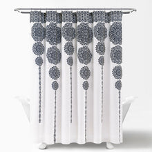 Load image into Gallery viewer, Stripe Medallion Shower Curtain
