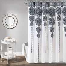 Load image into Gallery viewer, Stripe Medallion Shower Curtain
