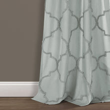 Carregar imagem no visualizador da galeria, Avon Chenille Trellis Window Curtain Panel Set
