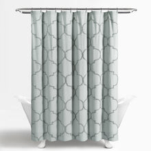 Cargar imagen en el visor de la galería, Avon Chenille Trellis Shower Curtain
