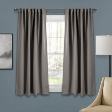 Load image into Gallery viewer, Insulated Back Tab Blackout Curtain Panel Set
