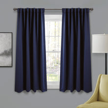 Load image into Gallery viewer, Insulated Back Tab Blackout Curtain Panel Set
