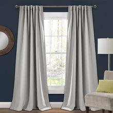 Load image into Gallery viewer, Insulated Back Tab Blackout Curtain Panel Set
