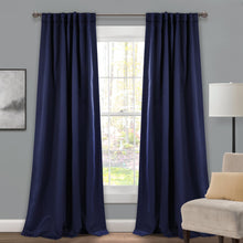 Load image into Gallery viewer, Insulated Back Tab Blackout Curtain Panel Set
