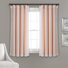 Carregar imagem no visualizador da galeria, Rosalie Faux Linen Window Panel Set
