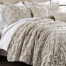 Load image into Gallery viewer, Ravello Pintuck 5 Piece Comforter Set
