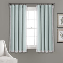 Load image into Gallery viewer, Rosalie Faux Linen Window Panel Set
