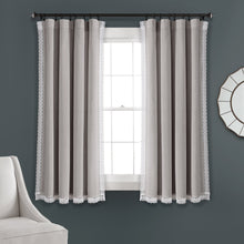 Load image into Gallery viewer, Rosalie Faux Linen Window Panel Set
