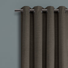 Carregar imagem no visualizador da galeria, Faux Linen Absolute Blackout Window Curtain Panel
