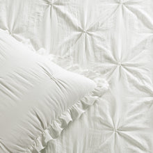 Cargar imagen en el visor de la galería, Ravello Pintuck Ruffle Skirt Bedspread Set
