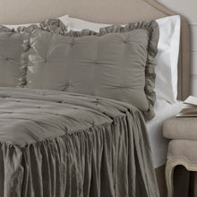 Carregar imagem no visualizador da galeria, Ravello Pintuck Ruffle Skirt Bedspread Set
