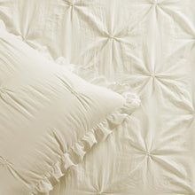 Cargar imagen en el visor de la galería, Ravello Pintuck Ruffle Skirt Bedspread Set
