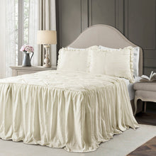 Carregar imagem no visualizador da galeria, Ravello Pintuck Ruffle Skirt Bedspread Set
