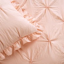 Carregar imagem no visualizador da galeria, Ravello Pintuck Ruffle Skirt Bedspread Set
