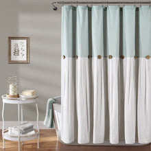 Carregar imagem no visualizador da galeria, Linen Button Shower Curtain
