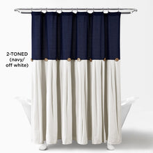 Carregar imagem no visualizador da galeria, Linen Button Shower Curtain
