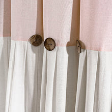 Cargar imagen en el visor de la galería, Linen Button Shower Curtain
