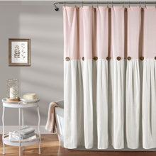 Carregar imagem no visualizador da galeria, Linen Button Shower Curtain
