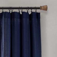 Carregar imagem no visualizador da galeria, Linen Button Window Curtain Panel
