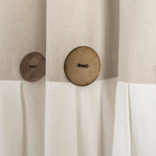 Carregar imagem no visualizador da galeria, Linen Button Window Curtain Panel
