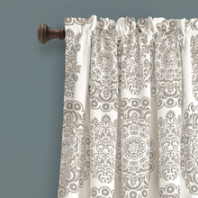 Load image into Gallery viewer, Evelyn Medallion Light Filtering Window Curtain Set
