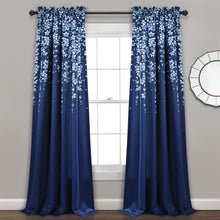 Load image into Gallery viewer, Weeping Flower Light Filtering Window Curtain Set
