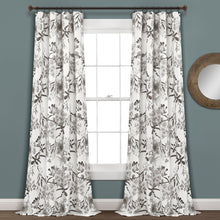 Load image into Gallery viewer, Botanical Garden Light Filtering Window Curtain Panel Set
