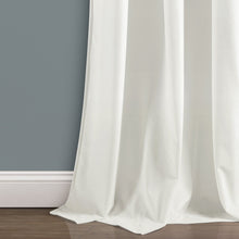 Load image into Gallery viewer, Prima Velvet Solid Grommet Light Filtering Window Curtain Panel Set
