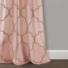 Carregar imagem no visualizador da galeria, Avon Chenille Trellis Window Curtain Panel Set
