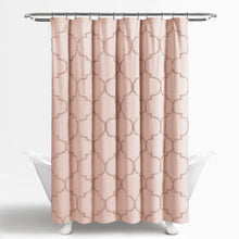 Load image into Gallery viewer, Avon Chenille Trellis Shower Curtain
