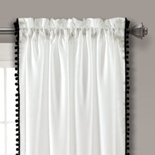 Cargar imagen en el visor de la galería, Pom Pom Window Curtain Panel
